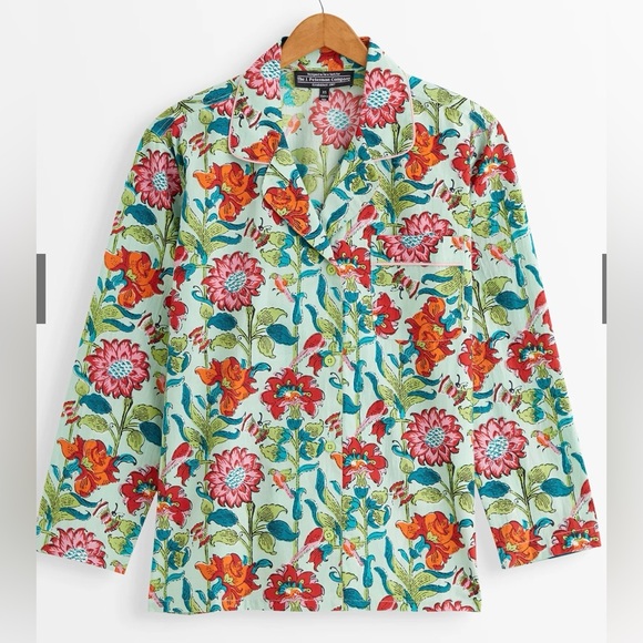 J. Peterman Provocative Print Pajama Set, XXL, new in bag - Picture 2 of 6